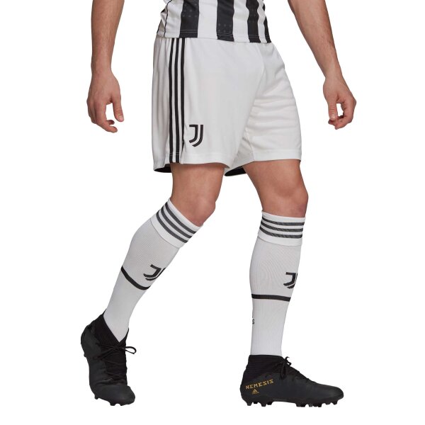 adidas FC Juventus Turin Heimshort 2021/22 weiß/schwarz