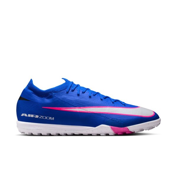 Nike Mercurial Air Zoom Vapor 16 Pro TF Kunstrasenschuh blau/pink