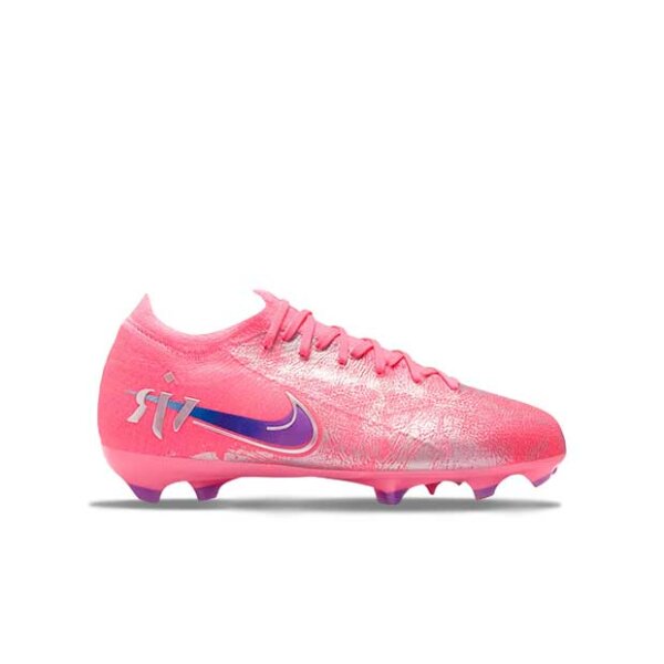 Nike Mercurial Air Zoom Vapor 16 Pro Vini Jr. FG Kinderfußballschuh pink/violett