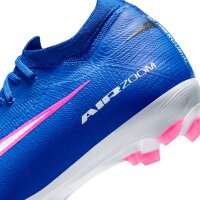 Nike Mercurial Air Zoom Vapor 16 Pro FG Kinderfußballschuh blau/pink