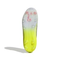 adidas F50 Elite Laceless FG Kinderfußballschuh weiß/neongelb