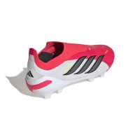 adidas Predator Elite Laceless FG Kinderfußballschuh rot/silber
