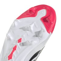 adidas Predator Elite Laceless FG Kinderfußballschuh rot/silber