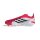 adidas Predator Elite Laceless FG Kinderfußballschuh rot/silber