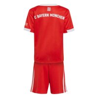 adidas FC Bayern München Mini Heimausrüstung 2022/23 rot