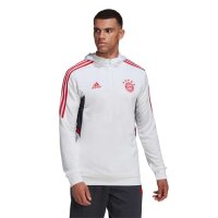 adidas FC Bayern München Condivo 22 Hoodie weiß/rot