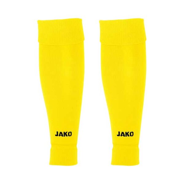 Jako Sleeve Stutzen ohne Fuß gelb