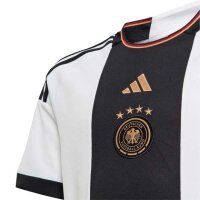 adidas Deutschland 22 Heimtrikot Kinder weiß/schwarz