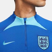 Nike England Strike langarm-Fussballoberteil blau