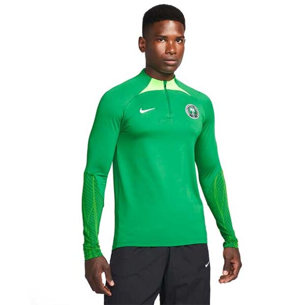 Nike Nigeria Strike langarm-Fussballoberteil grün