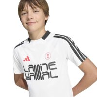adidas Lamine Yamal Fußballoberteil Kinder weiß/schwarz