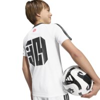 adidas Lamine Yamal Fußballoberteil Kinder weiß/schwarz