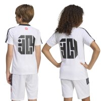 adidas Lamine Yamal Fußballoberteil Kinder weiß/schwarz