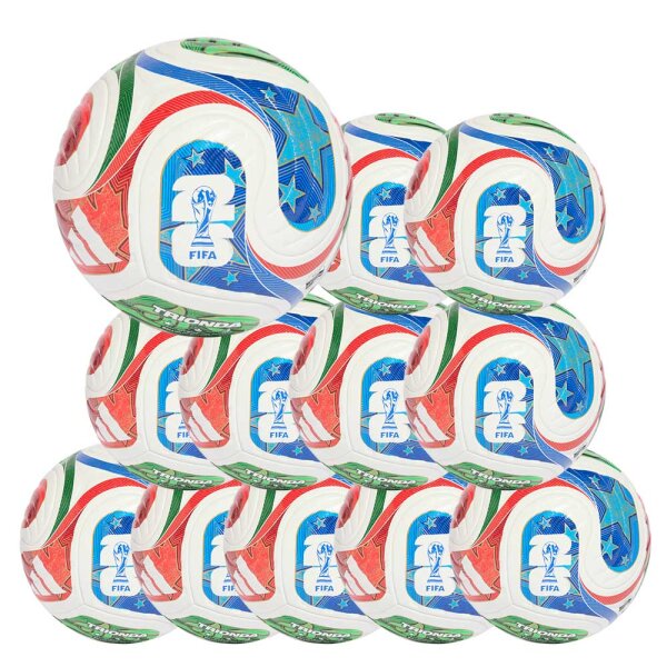 adidas World Cup 26 Trionda Pro12er Pack Matchball weiß