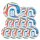 adidas World Cup 26 Trionda Pro12er Pack Matchball weiß