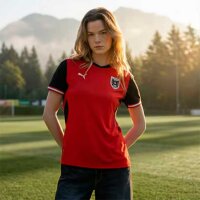 Puma Österreich 2026 Heimtrikot Damen rot/schwarz