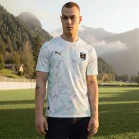 Puma Österreich 2026 Auswärtstrikot weiß/türkis