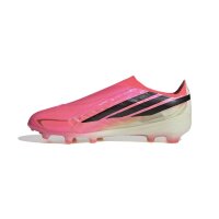 adidas F50 Hyperfast Elite Laceless FG Kinderfußballschuh pink/schwarz