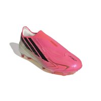 adidas F50 Hyperfast Elite Laceless FG Kinderfußballschuh pink/schwarz