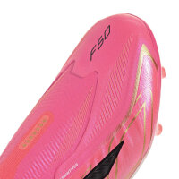 adidas F50 Hyperfast Elite Laceless FG Kinderfußballschuh pink/schwarz