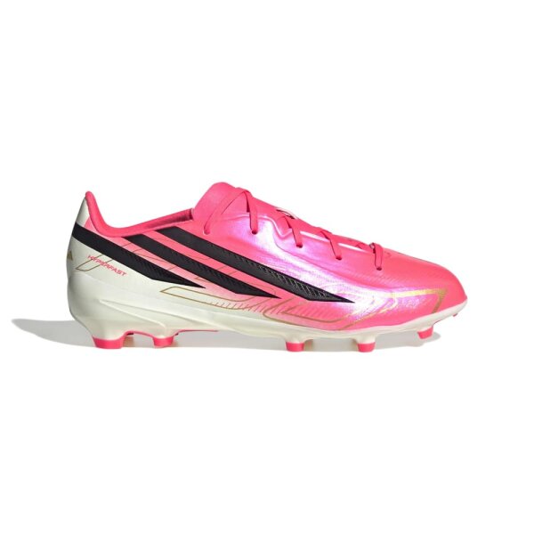 adidas F50 Hyperfast League FG/MG Kinderfußballschuh pink/schwarz