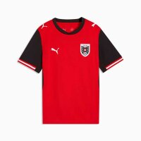Puma Österreich 2026 Heimtrikot Kinder rot/schwarz
