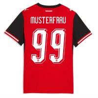 Puma Österreich 2026 Heimtrikot Damen rot/schwarzmit...