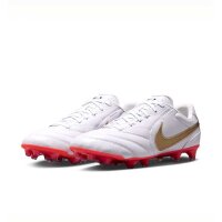 Nike Tiempo Ligera Pro FG Fußballschuh weiß/gold