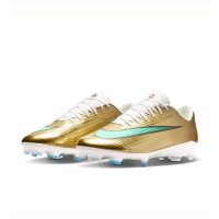 Nike Mercurial Air Zoom Superfly 11 Pro Mbappe FG Fußballschuh gold/türkis