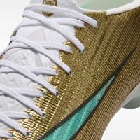 Nike Mercurial Air Zoom Superfly 11 Elite Mbappe FG Fußballschuh gold/türkis
