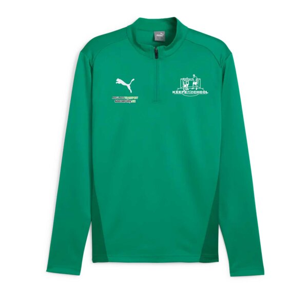 Puma teamGOAL Keeperschool Zip-Top grün