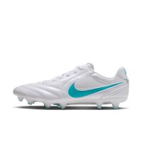 Nike Tiempo Ligera Pro FG Fußballschuh weiß/türkis