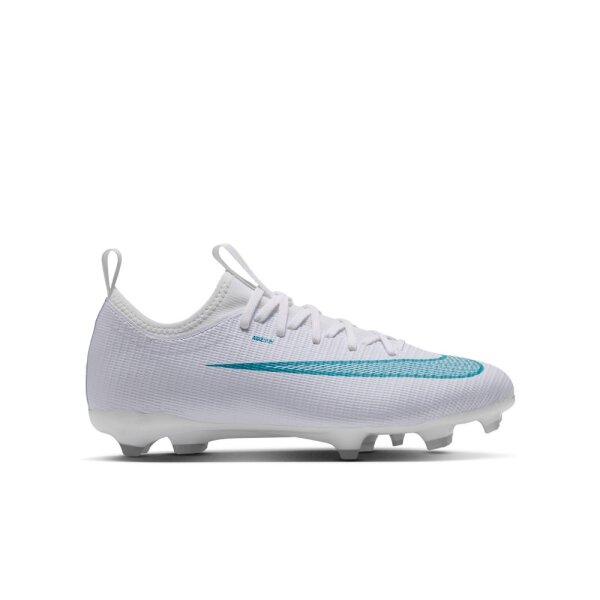Nike Mercurial Air Zoom Vapor 17 Academy MG Kinderfußballschuh weiß/türkis