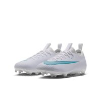 Nike Mercurial Air Zoom Vapor 17 Academy MG Kinderfußballschuh weiß/türkis