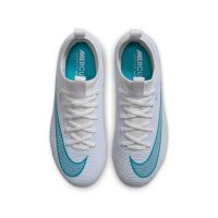 Nike Mercurial Air Zoom Vapor 17 Academy MG Kinderfußballschuh weiß/türkis