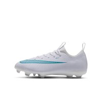Nike Mercurial Air Zoom Vapor 17 Academy MG Kinderfußballschuh weiß/türkis