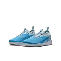 Nike Phantom 6 Low Academy Erling Haaland IC Kinderhallenschuh hellblau