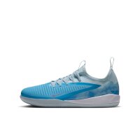 Nike Phantom 6 Low Academy Erling Haaland IC Kinderhallenschuh hellblau