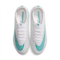Nike Mercurial Air Zoom Superfly 11 Elite FG Fußballschuh weiß/türkis