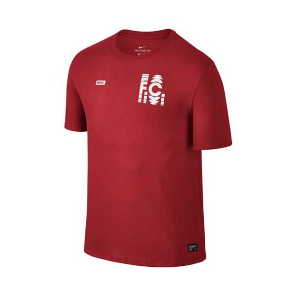Nike F.C. Tee rot/weiß XS