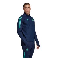 adidas Real Madrid Sweatshirt blau/türkis S