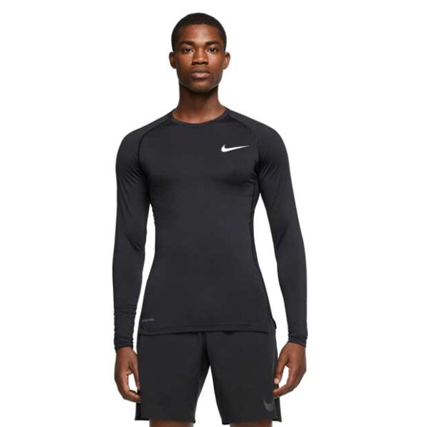 Nike Pro Funktionsshirt schwarz/weiß S