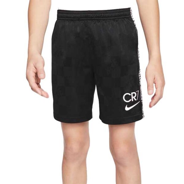Nike Dri-Fit CR7 Shorts Kinder Safari schwarz/weiß 128-137