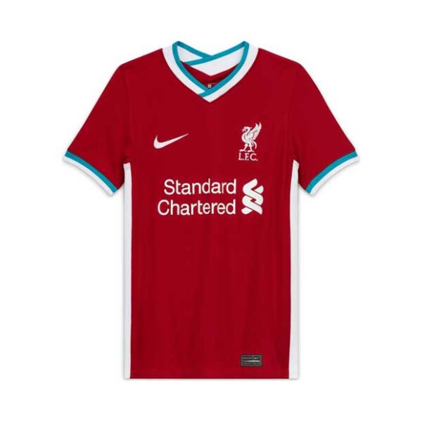 Nike FC Liverpool Stadium Home Trikot 2020/2021 Kinder rot 128-137