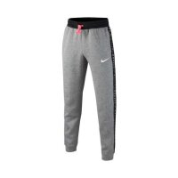 Nike Kylian Mbappe Hybrid Fleece Hose Kinder grau/schwarz 128-137