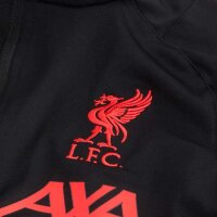 Nike FC Liverpool Strike Trainingsanzug Kinder schwarz/grau S