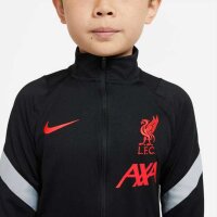 Nike FC Liverpool Strike Trainingsanzug Kinder schwarz/grau M